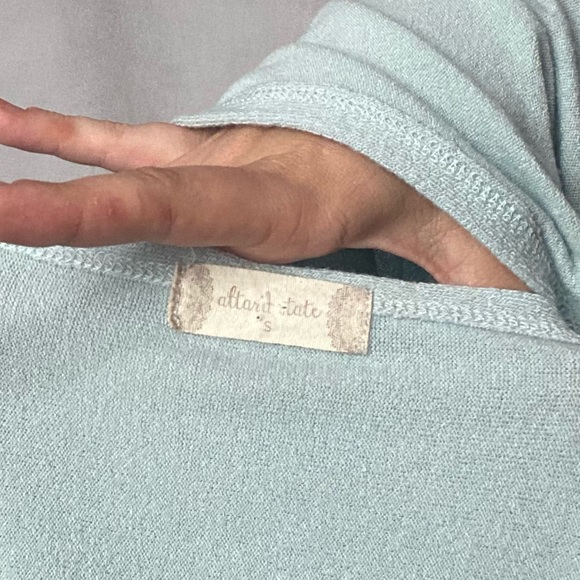 ALTARD STATE MULTI WEAR BLUE WRAP BLOUSE TOP - Picture 6 of 6